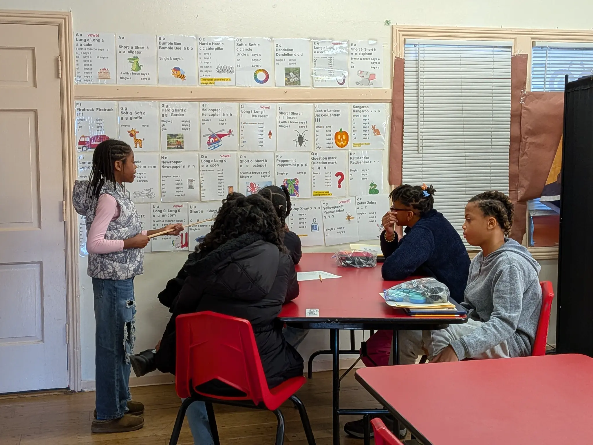 Students in classroom